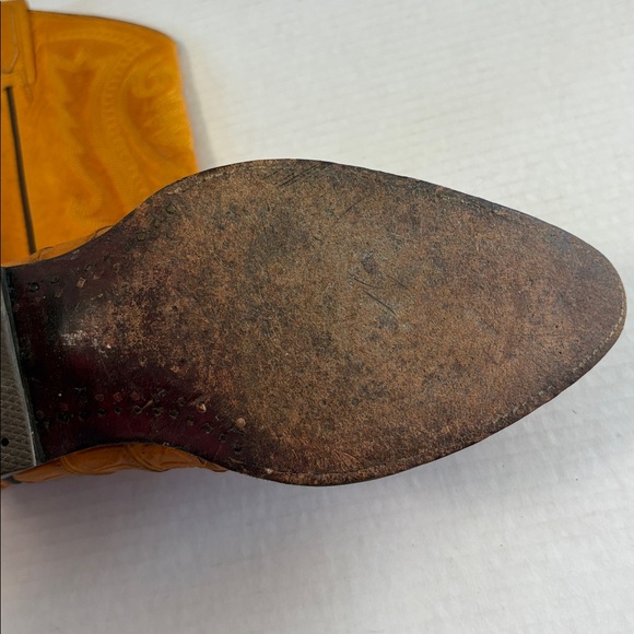 Rudel Crocodile Leather Cowboy Boots Size 7.5 E Mens Vintage - Picture 17 of 17